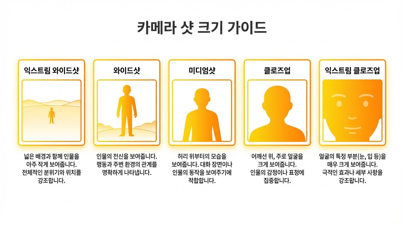 카메라 샷 사이즈